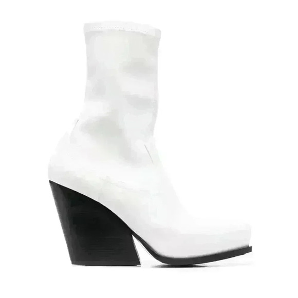 Stella McCartney Cowboy Stretch Ankle Boots Size 37.5